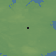 Shaded relief of the 47 km around Slimminge, drawn from the GMTED2010 grid