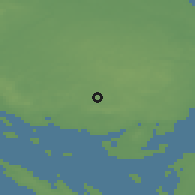 Shaded relief of the 47 km around Stenstrup, drawn from the GMTED2010 grid