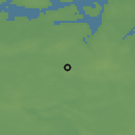 Shaded relief of the 47 km around Store Merløse, drawn from the GMTED2010 grid