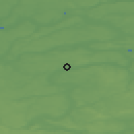 Shaded relief of the 47 km around Bjerringbro, drawn from the GMTED2010 grid