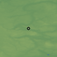 Shaded relief of the 47 km around Svejbæk, drawn from the GMTED2010 grid