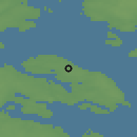Shaded relief of the 47 km around Svenstrup, drawn from the GMTED2010 grid