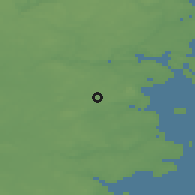 Shaded relief of the 47 km around Taps, drawn from the GMTED2010 grid