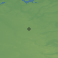 Shaded relief of the 47 km around Thorning, drawn from the GMTED2010 grid