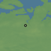 Shaded relief of the 47 km around Tølløse, drawn from the GMTED2010 grid