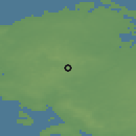 Shaded relief of the 47 km around Tommerup Stationsby, drawn from the GMTED2010 grid