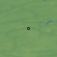 Shaded relief of the 47 km around Ulstrup, drawn from the GMTED2010 grid