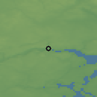 Shaded relief of the 47 km around Vejle, drawn from the GMTED2010 grid