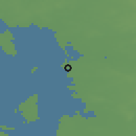 Shaded relief of the 47 km around Vester Vedsted, drawn from the GMTED2010 grid