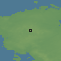 Shaded relief of the 47 km around Vissenbjerg, drawn from the GMTED2010 grid