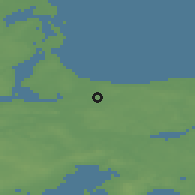 Shaded relief of the 47 km around Vivild, drawn from the GMTED2010 grid