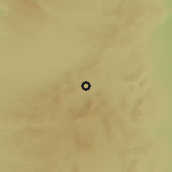 Shaded relief of the 60 km around Ali Sabieh, drawn from the GMTED2010 grid
