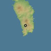 Shaded relief of the 59 km around Wotten Waven, drawn from the GMTED2010 grid