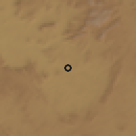 Shaded relief of the 60 km around Longonjo, drawn from the GMTED2010 grid