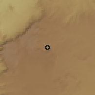 Shaded relief of the 59 km around Lubango, drawn from the GMTED2010 grid
