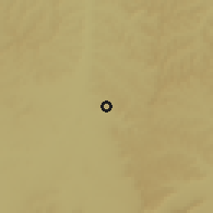 Shaded relief of the 60 km around Marimba, drawn from the GMTED2010 grid