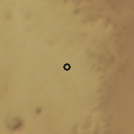 Shaded relief of the 59 km around Quilengues, drawn from the GMTED2010 grid