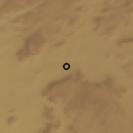 Shaded relief of the 60 km around Tchindjenje, drawn from the GMTED2010 grid