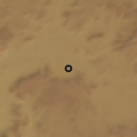 Shaded relief of the 60 km around Ukuma, drawn from the GMTED2010 grid