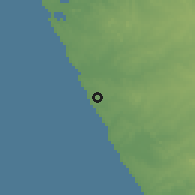 Shaded relief of the 60 km around Catacanha, drawn from the GMTED2010 grid