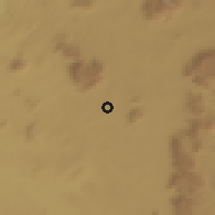 Shaded relief of the 60 km around Ganda, drawn from the GMTED2010 grid