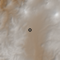 Shaded relief of the 60 km around Saquisilí, drawn from the GMTED2010 grid