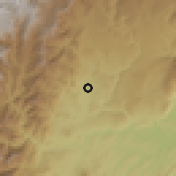 Shaded relief of the 60 km around Archidona, drawn from the GMTED2010 grid