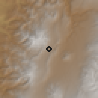 Shaded relief of the 60 km around Quito, drawn from the GMTED2010 grid