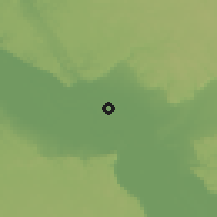 Shaded relief of the 57 km around Abnub, drawn from the GMTED2010 grid