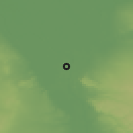 Shaded relief of the 56 km around Gizeh, drawn from the GMTED2010 grid
