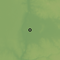 Shaded relief of the 58 km around Koom Ombo, drawn from the GMTED2010 grid