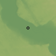 Shaded relief of the 57 km around Manfaloot, drawn from the GMTED2010 grid