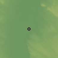 Shaded relief of the 57 km around Maţāy, drawn from the GMTED2010 grid