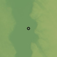Shaded relief of the 57 km around Melawi, drawn from the GMTED2010 grid
