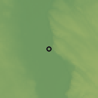 Shaded relief of the 57 km around Menia, drawn from the GMTED2010 grid
