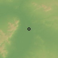 Shaded relief of the 57 km around Qifţ, drawn from the GMTED2010 grid