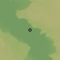 Shaded relief of the 57 km around Sāqultah, drawn from the GMTED2010 grid