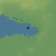 Shaded relief of the 56 km around Tamia, drawn from the GMTED2010 grid