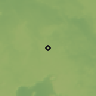 Shaded relief of the 57 km around al-Wāh̨āt-al-Bah̨rīyah, drawn from the GMTED2010 grid