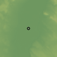 Shaded relief of the 57 km around Beni Mazar, drawn from the GMTED2010 grid
