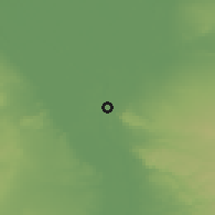 Shaded relief of the 56 km around Cairo, drawn from the GMTED2010 grid