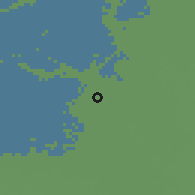 Shaded relief of the 56 km around Damanhoor, drawn from the GMTED2010 grid