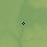 Shaded relief of the 58 km around Daraw, drawn from the GMTED2010 grid