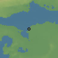 Shaded relief of the 56 km around Ebshowai, drawn from the GMTED2010 grid