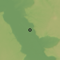 Shaded relief of the 57 km around El Badari, drawn from the GMTED2010 grid