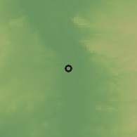 Shaded relief of the 56 km around El Badrashin, drawn from the GMTED2010 grid