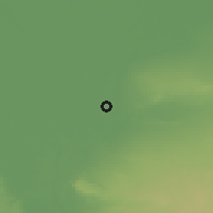 Shaded relief of the 56 km around El Khanka, drawn from the GMTED2010 grid