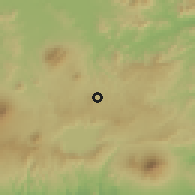 Shaded relief of the 59 km around Tecoluca, drawn from the GMTED2010 grid