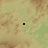 Shaded relief of the 59 km around Texistepeque, drawn from the GMTED2010 grid