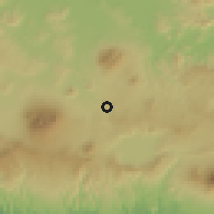 Shaded relief of the 59 km around Tonacatepeque, drawn from the GMTED2010 grid